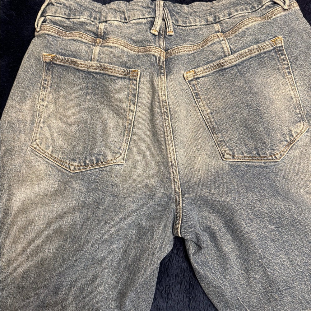 Good American Blue 90s relaxed wide leg jeans - Picture 6 of 10